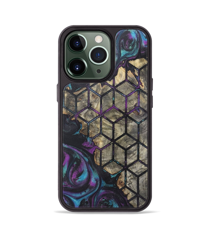 iPhone 13 Pro Wood+Resin Phone Case - Luther (Pattern, 722322)