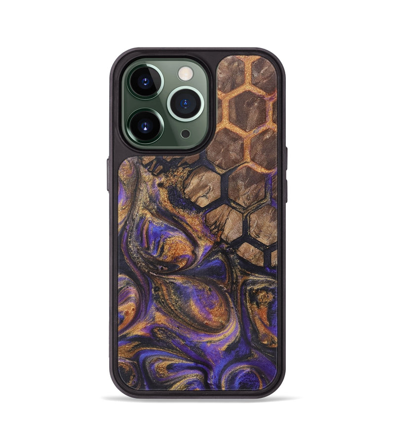 iPhone 13 Pro Wood+Resin Phone Case - Laura (Pattern, 722327)