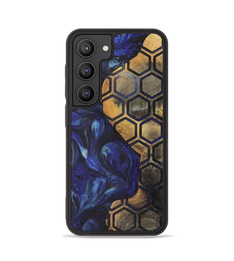 Galaxy S23 Wood+Resin Phone Case - Shana (Pattern, 722331)