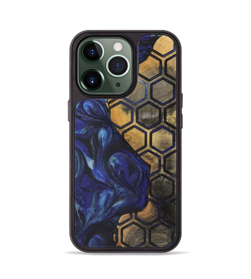 iPhone 13 Pro Wood+Resin Phone Case - Shana (Pattern, 722331)