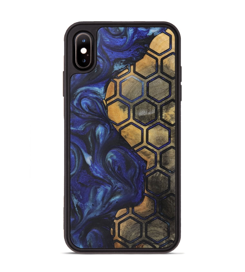 iPhone Xs Max Wood+Resin Phone Case - Shana (Pattern, 722331)