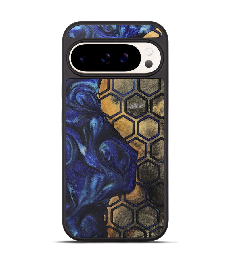 Pixel 9 Wood+Resin Phone Case - Shana (Pattern, 722331)