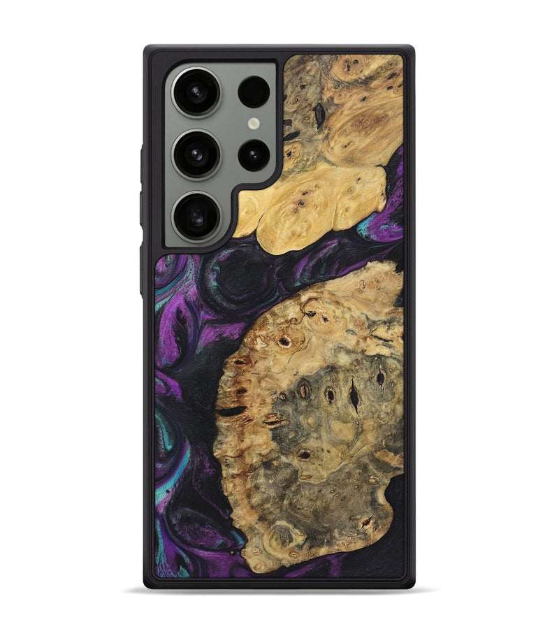 Galaxy S24 Ultra Wood+Resin Phone Case - Ralph (Purple, 722337)