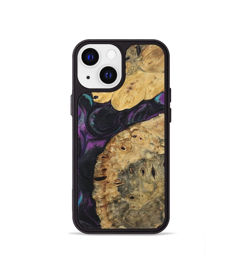 iPhone 13 mini Wood+Resin Phone Case - Ralph (Purple, 722337)