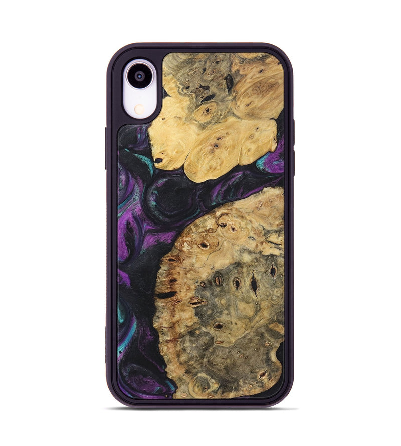 iPhone Xr Wood+Resin Phone Case - Ralph (Purple, 722337)