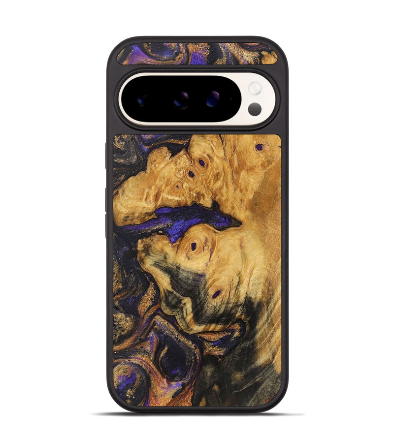 Pixel 9 Wood+Resin Phone Case - Kendall (Purple, 722339)