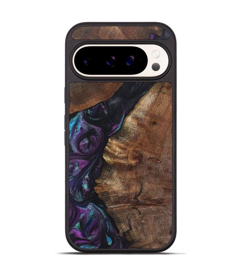 Pixel 9 Wood+Resin Phone Case - Stacy (Purple, 722341)