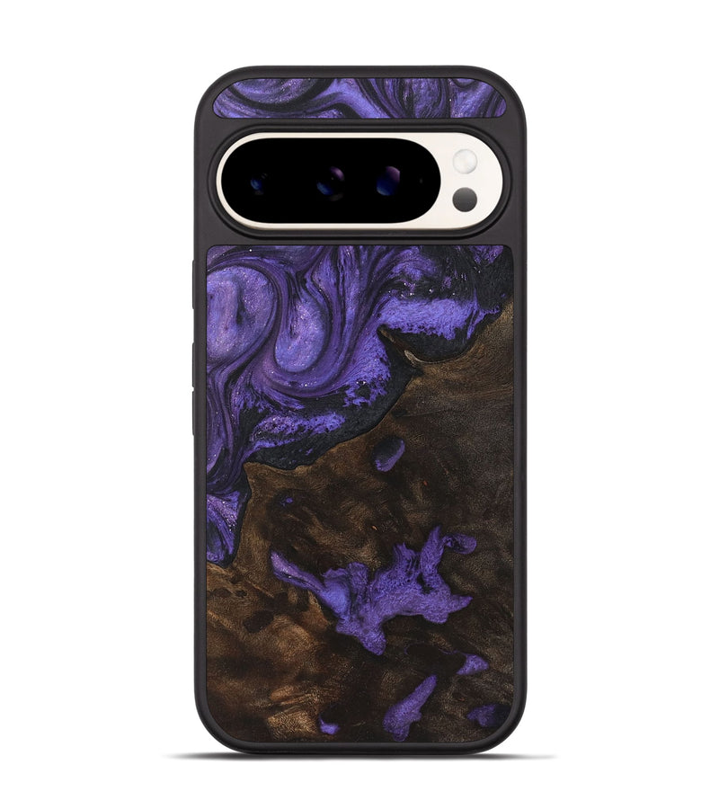 Pixel 9 Pro Wood+Resin Phone Case - Morris (Purple, 722342)