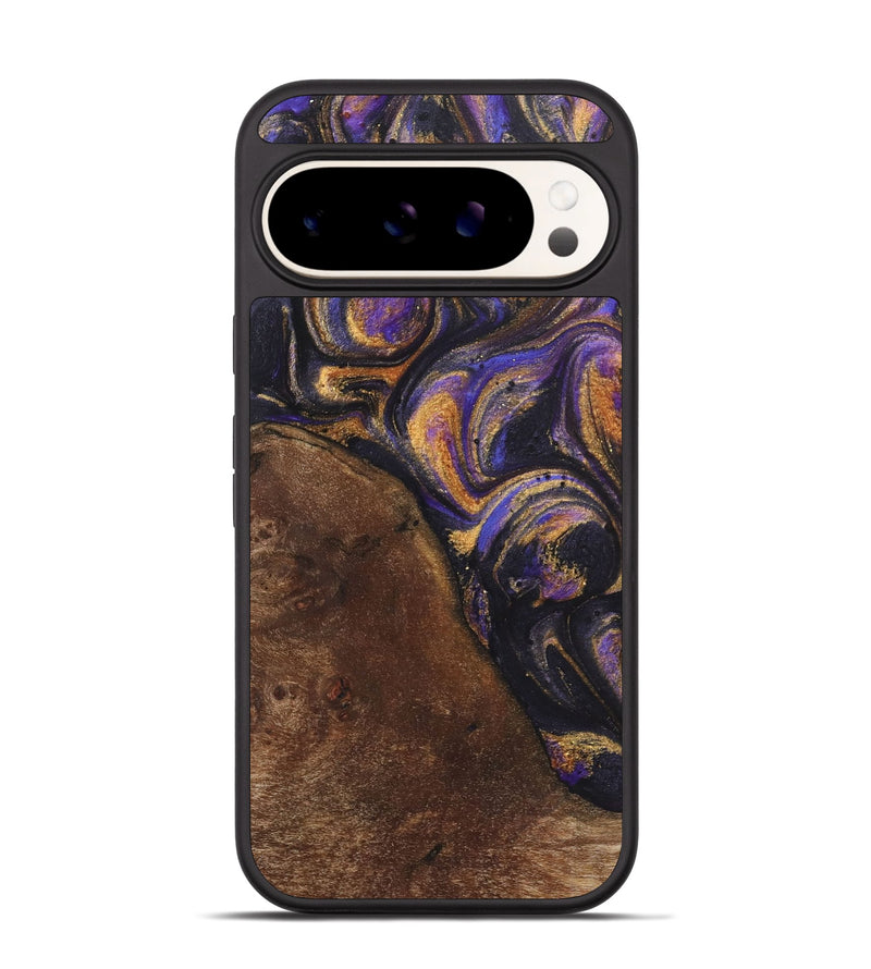 Pixel 9 Wood+Resin Phone Case - Jorge (Purple, 722352)