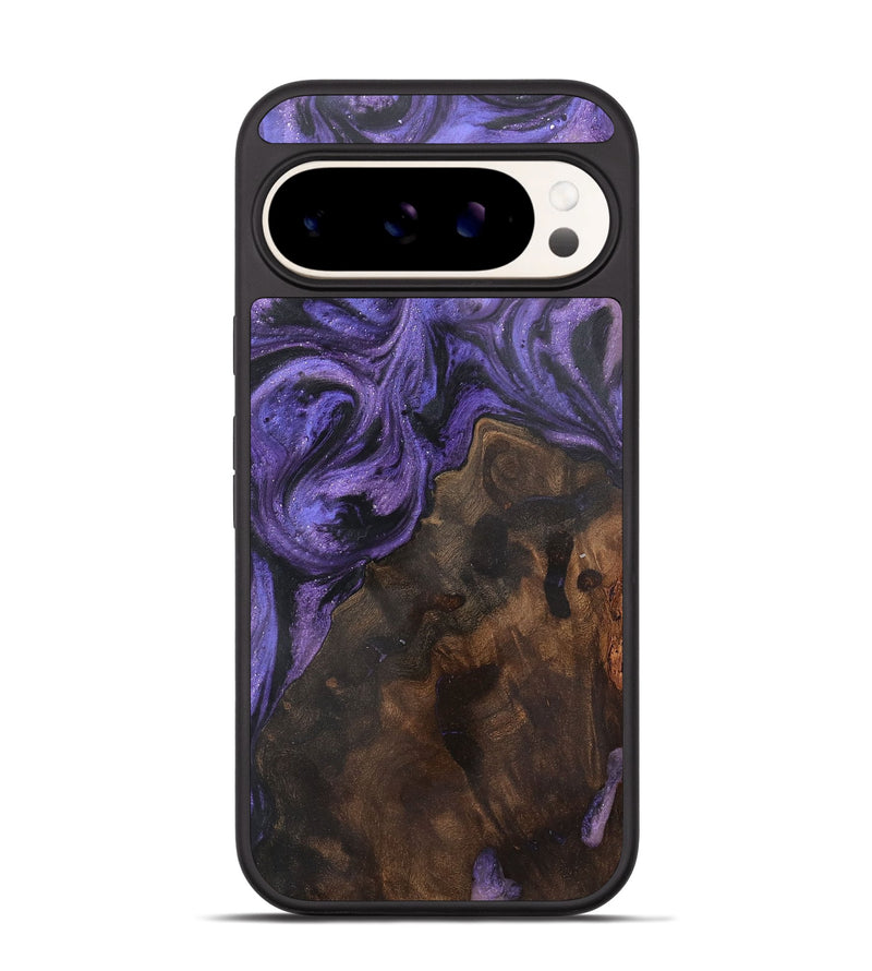 Pixel 9 Wood+Resin Phone Case - Dante (Purple, 722354)