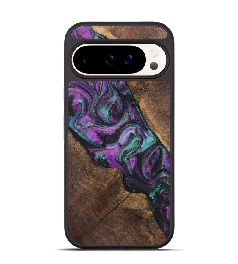 Pixel 9 Wood+Resin Phone Case - Hector (Purple, 722360)