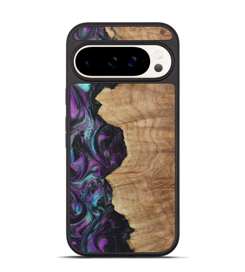 Pixel 9 Pro Wood+Resin Phone Case - Regina (Purple, 722361)