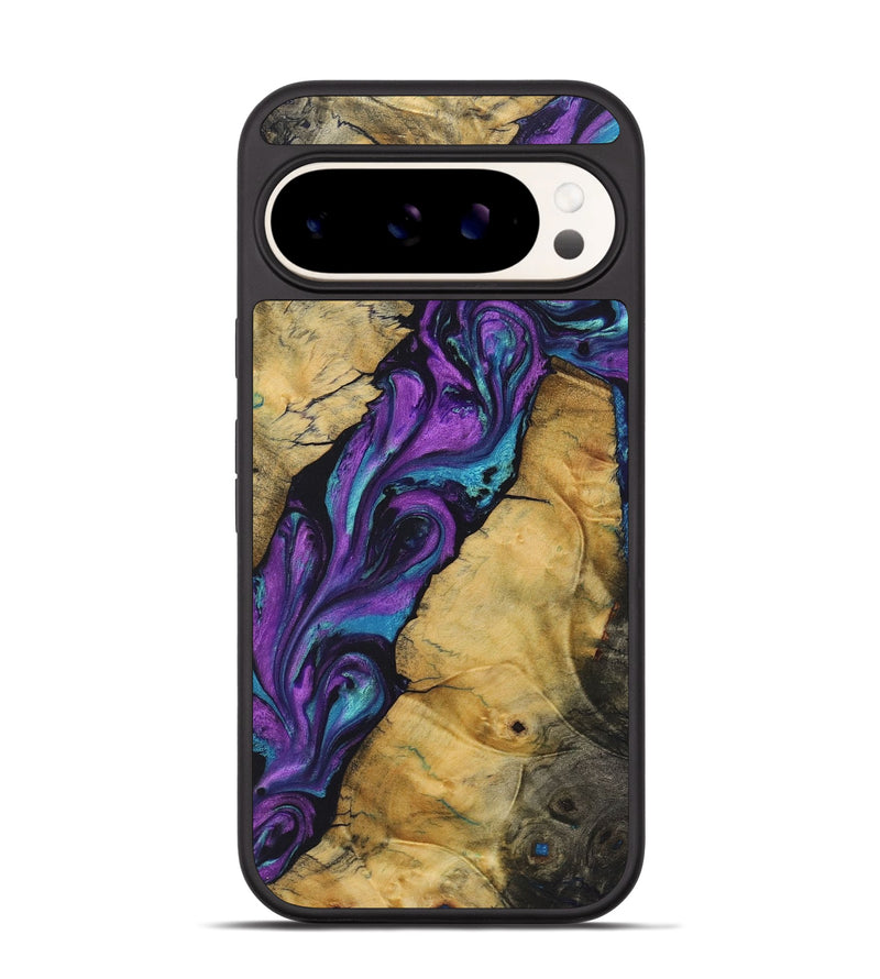 Pixel 9 Pro Wood+Resin Phone Case - Jorge (Purple, 722365)