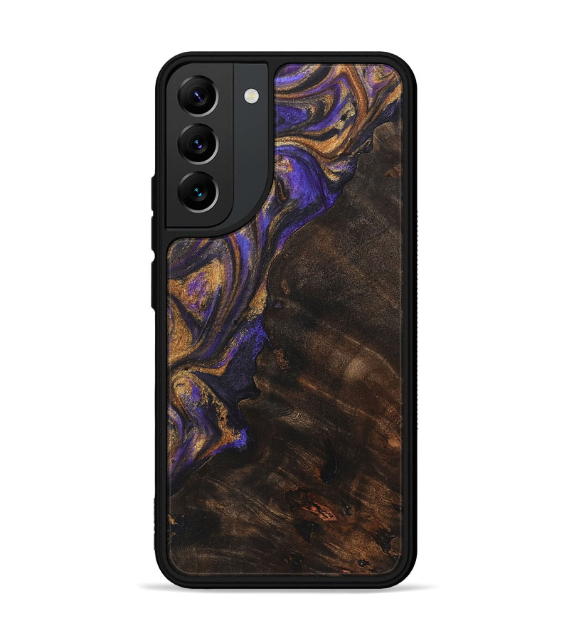 Galaxy S22 Plus Wood+Resin Phone Case - Bobbie (Purple, 722366)