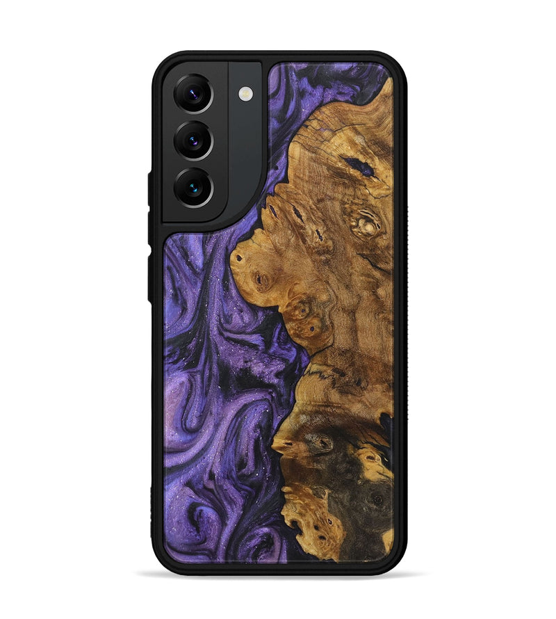 Galaxy S22 Plus Wood+Resin Phone Case - Rosemarie (Purple, 722370)