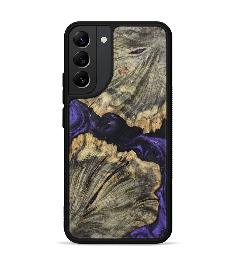 Galaxy S22 Plus Wood+Resin Phone Case - Maurice (Purple, 722373)