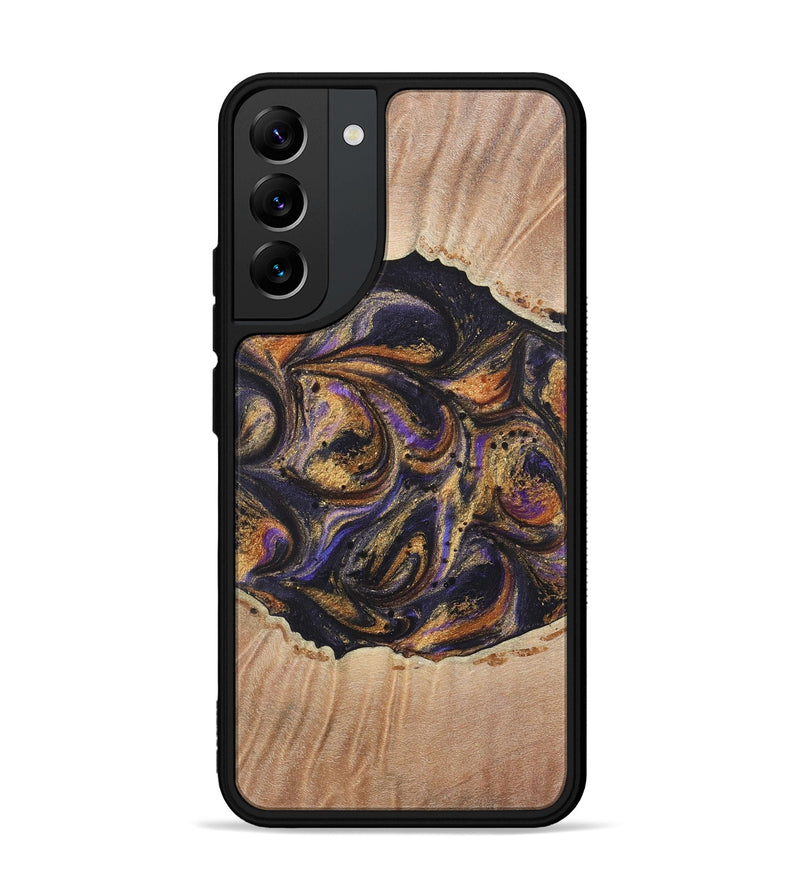 Galaxy S22 Plus Wood+Resin Phone Case - Britney (Purple, 722374)