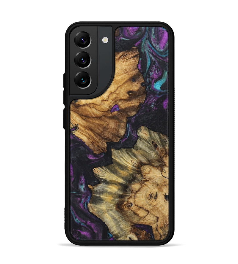 Galaxy S22 Plus Wood+Resin Phone Case - Barrett (Purple, 722380)