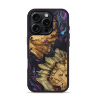 iPhone 16 Pro Wood+Resin Phone Case - Barrett (Purple, 722380)