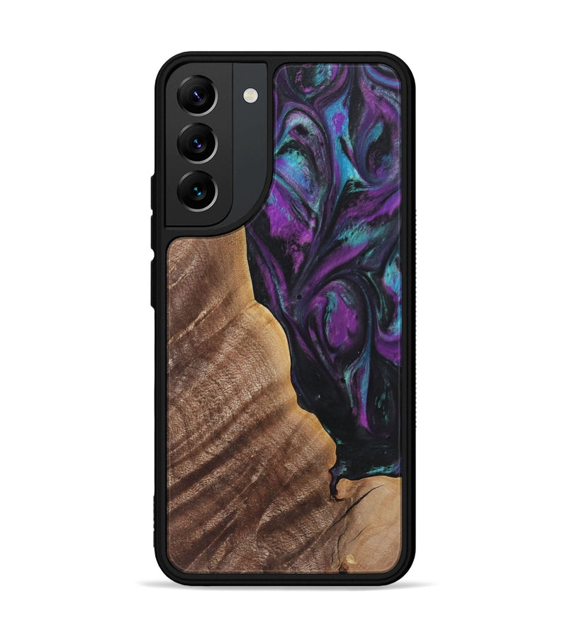 Galaxy S22 Plus Wood+Resin Phone Case - Jaxon (Purple, 722383)