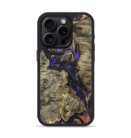 iPhone 15 Pro Wood+Resin Phone Case - Jewell (Purple, 722384)