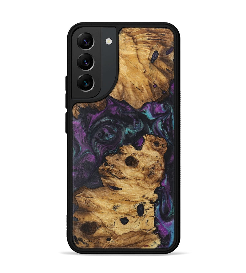 Galaxy S22 Plus Wood+Resin Phone Case - Colson (Purple, 722388)