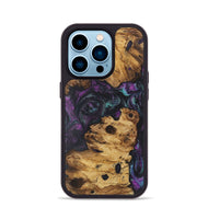 iPhone 14 Pro Wood+Resin Phone Case - Colson (Purple, 722388)