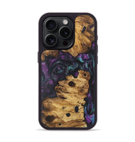 iPhone 15 Pro Wood+Resin Phone Case - Colson (Purple, 722388)