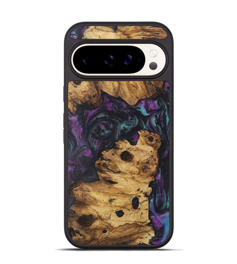 Pixel 9 Wood+Resin Phone Case - Colson (Purple, 722388)