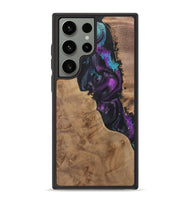 Galaxy S23 Ultra Wood+Resin Phone Case - Tracy (Purple, 722390)