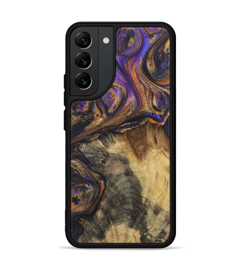 Galaxy S22 Plus Wood+Resin Phone Case - Tucker (Purple, 722391)