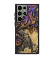 Galaxy S23 Ultra Wood+Resin Phone Case - Tucker (Purple, 722391)