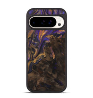 Pixel 9 Pro Wood+Resin Phone Case - Rosemarie (Purple, 722392)