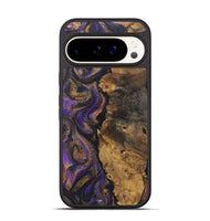 Pixel 9 Pro Wood+Resin Phone Case - Melinda (Purple, 722393)