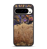 Pixel 9 Wood+Resin Phone Case - Kara (Purple, 722398)