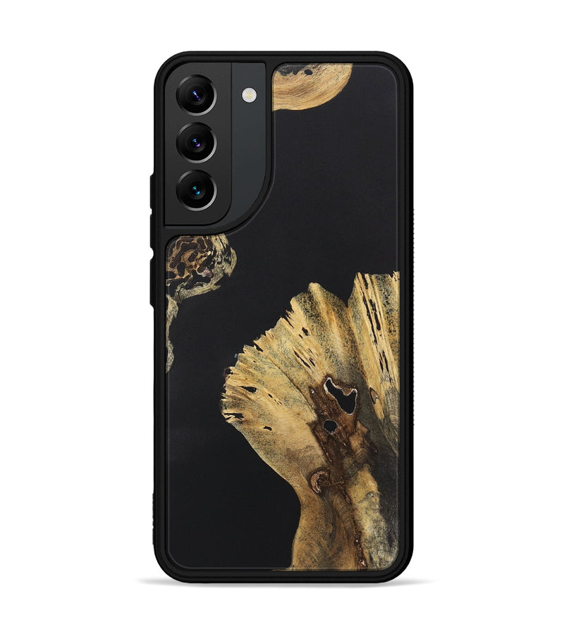 Galaxy S22 Plus Wood+Resin Phone Case - Nyla (Pure Black, 722405)