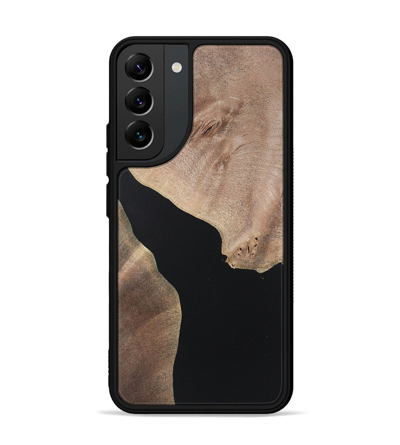 Galaxy S22 Plus Wood+Resin Phone Case - Kadence (Pure Black, 722406)