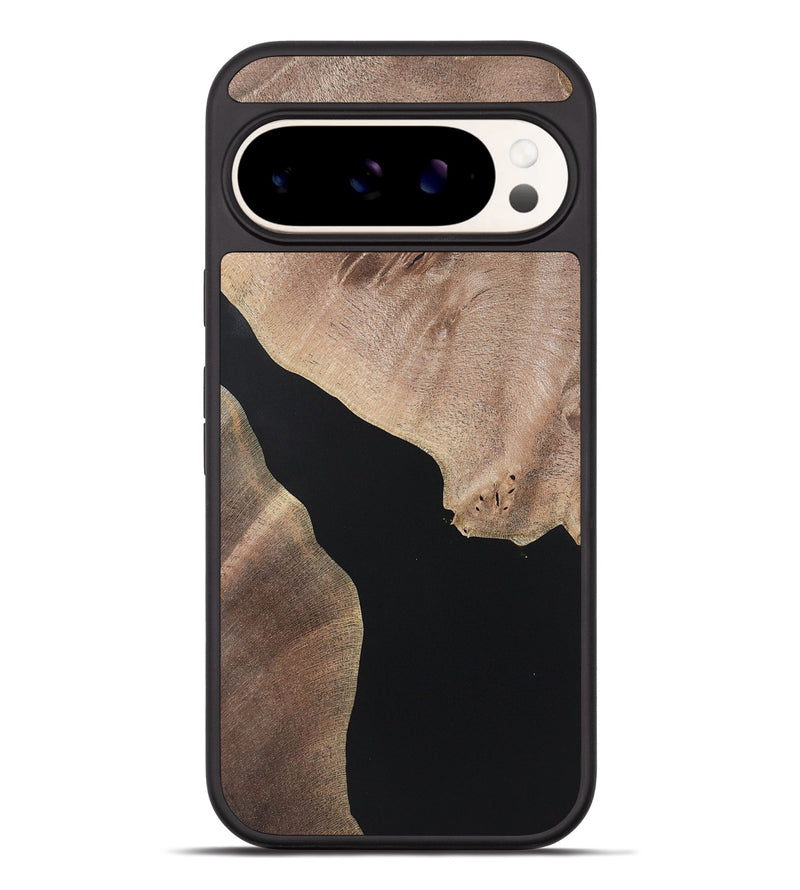 Pixel 9 Pro XL Wood+Resin Phone Case - Kadence (Pure Black, 722406)