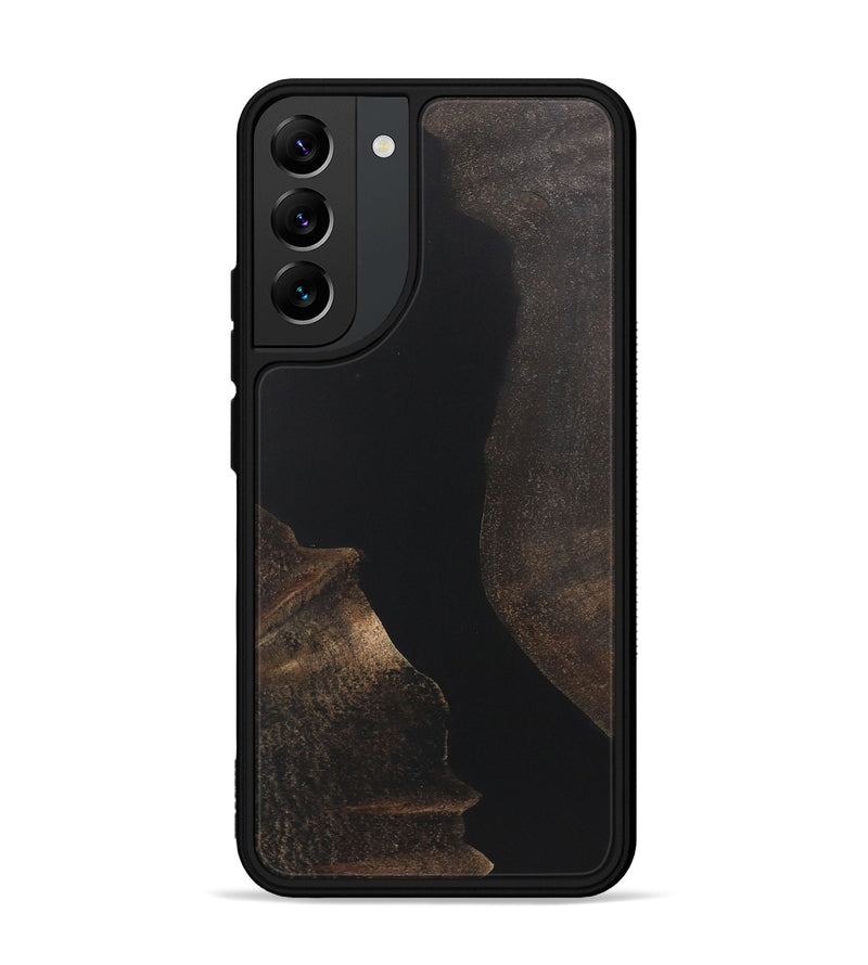 Galaxy S22 Plus Wood+Resin Phone Case - Major (Pure Black, 722412)