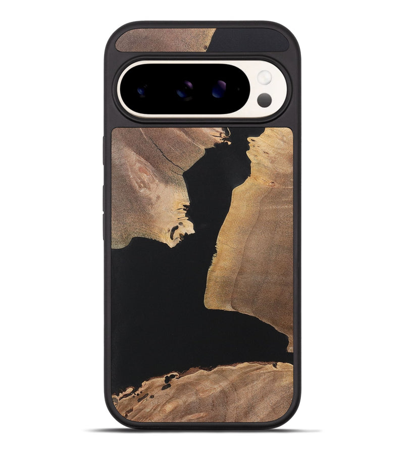 Pixel 9 Pro XL Wood+Resin Phone Case - Arthur (Pure Black, 722413)