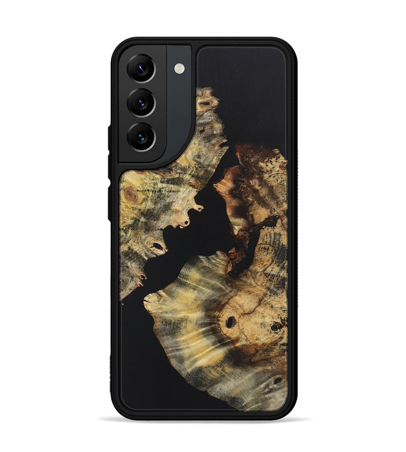 Galaxy S22 Plus Wood+Resin Phone Case - Legend (Pure Black, 722416)