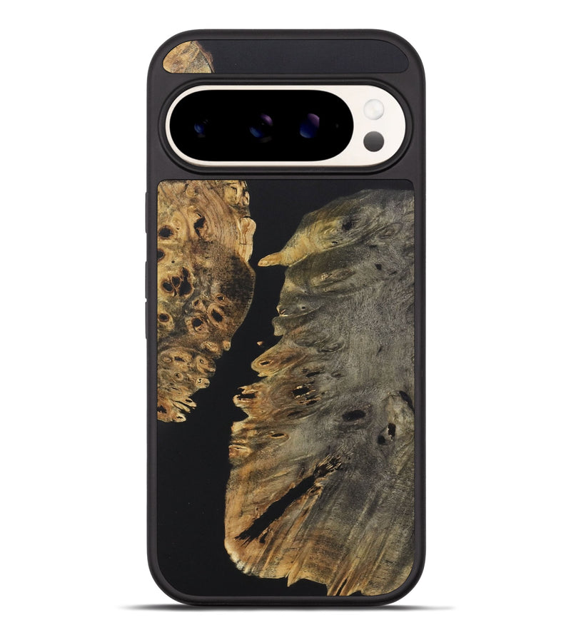 Pixel 9 Pro XL Wood+Resin Phone Case - Julie (Pure Black, 722417)