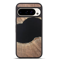 Pixel 9 Pro XL Wood+Resin Phone Case - Warren (Pure Black, 722421)