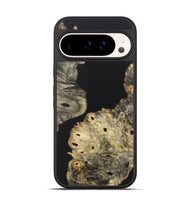 Pixel 9 Wood+Resin Phone Case - Heath (Pure Black, 722422)