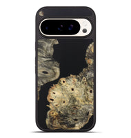 Pixel 9 Pro XL Wood+Resin Phone Case - Heath (Pure Black, 722422)