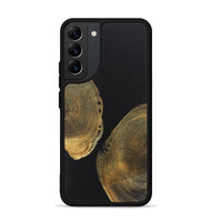 Galaxy S22 Plus Wood+Resin Phone Case - Sheena (Pure Black, 722423)