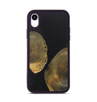 iPhone Xr Wood+Resin Phone Case - Sheena (Pure Black, 722423)