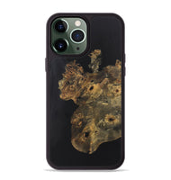 iPhone 13 Pro Max Wood+Resin Phone Case - Jada (Pure Black, 722424)