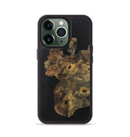 iPhone 13 Pro Wood+Resin Phone Case - Jada (Pure Black, 722424)