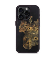 iPhone 15 Pro Wood+Resin Phone Case - Jada (Pure Black, 722424)